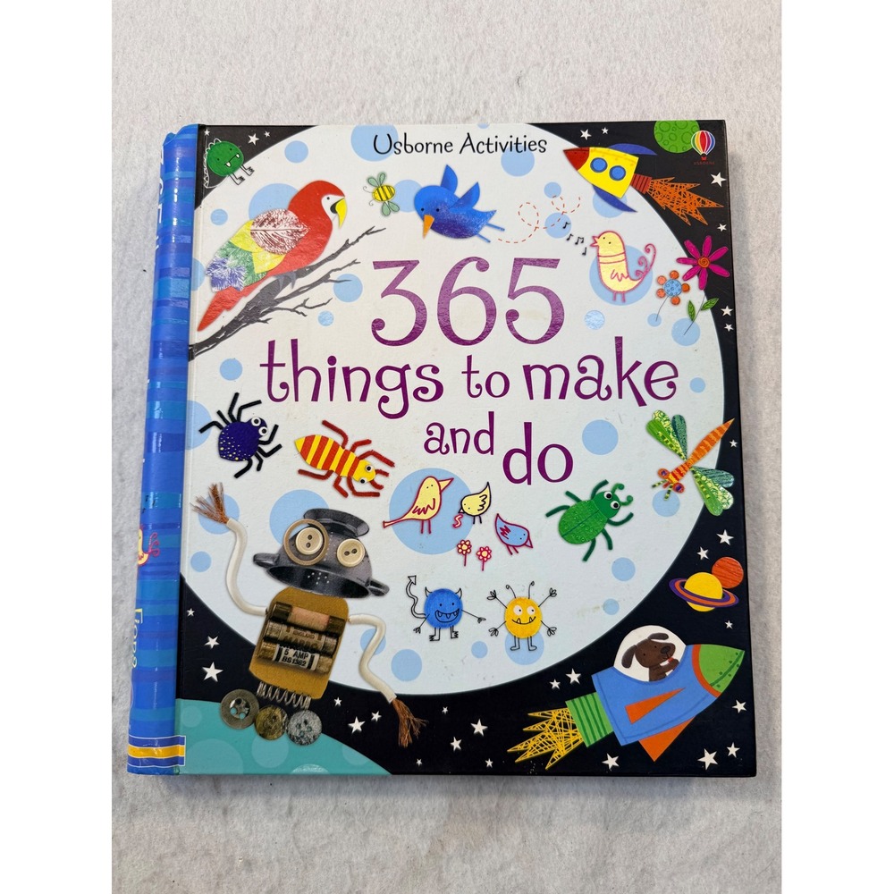 Usborne Activities 365 Things to Make and Do Fiona Watt Spiral Hardcover 2009